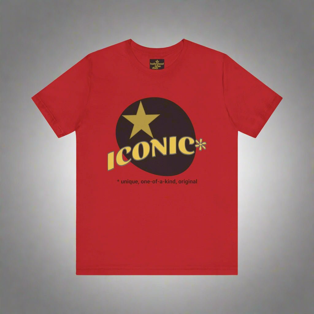 Iconic Star Unisex Jersey Tee - Casual Wear, Graphic T-Shirt, Trendy Apparel, Gift for Fans, Everyday Comfort - Hollywood After Dark/Star Box