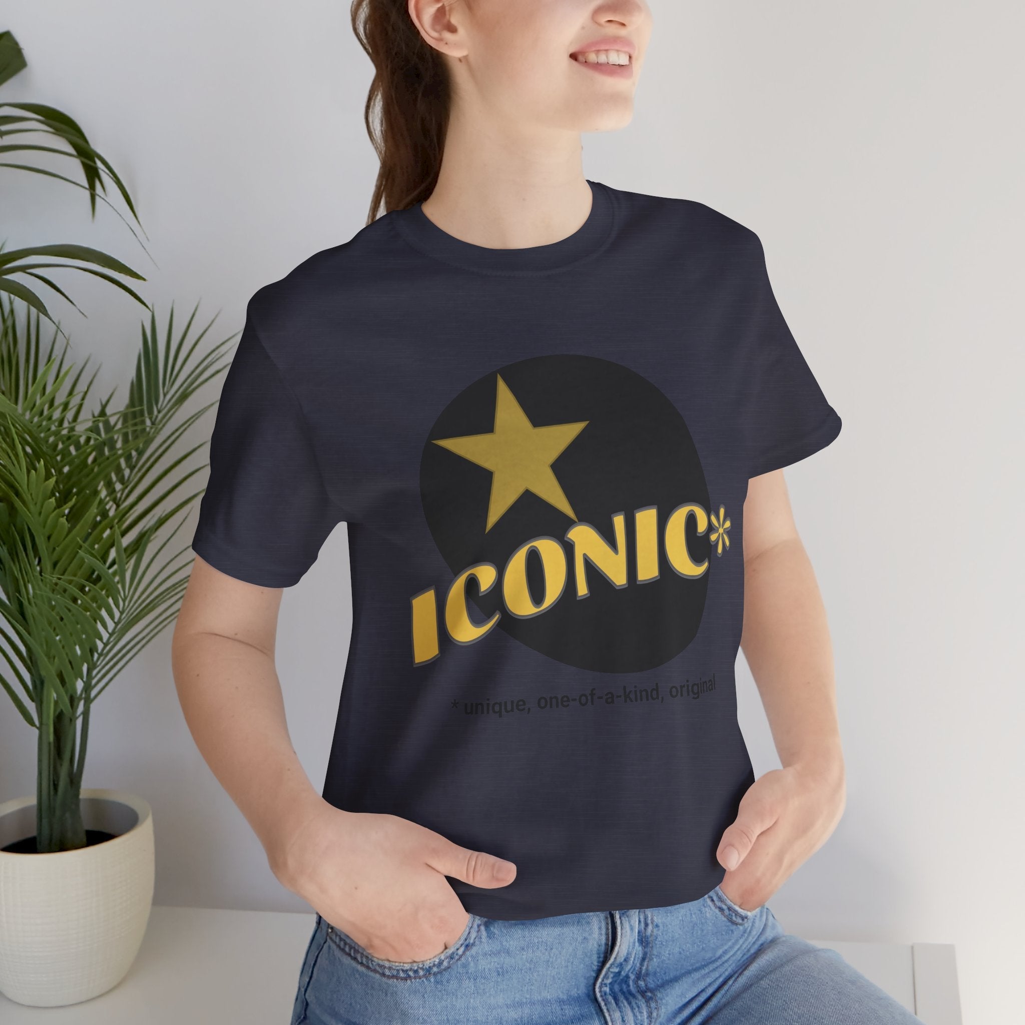 Iconic Star Unisex Jersey Tee - Casual Wear, Graphic T-Shirt, Trendy Apparel, Gift for Fans, Everyday Comfort - Hollywood After Dark/Star Box