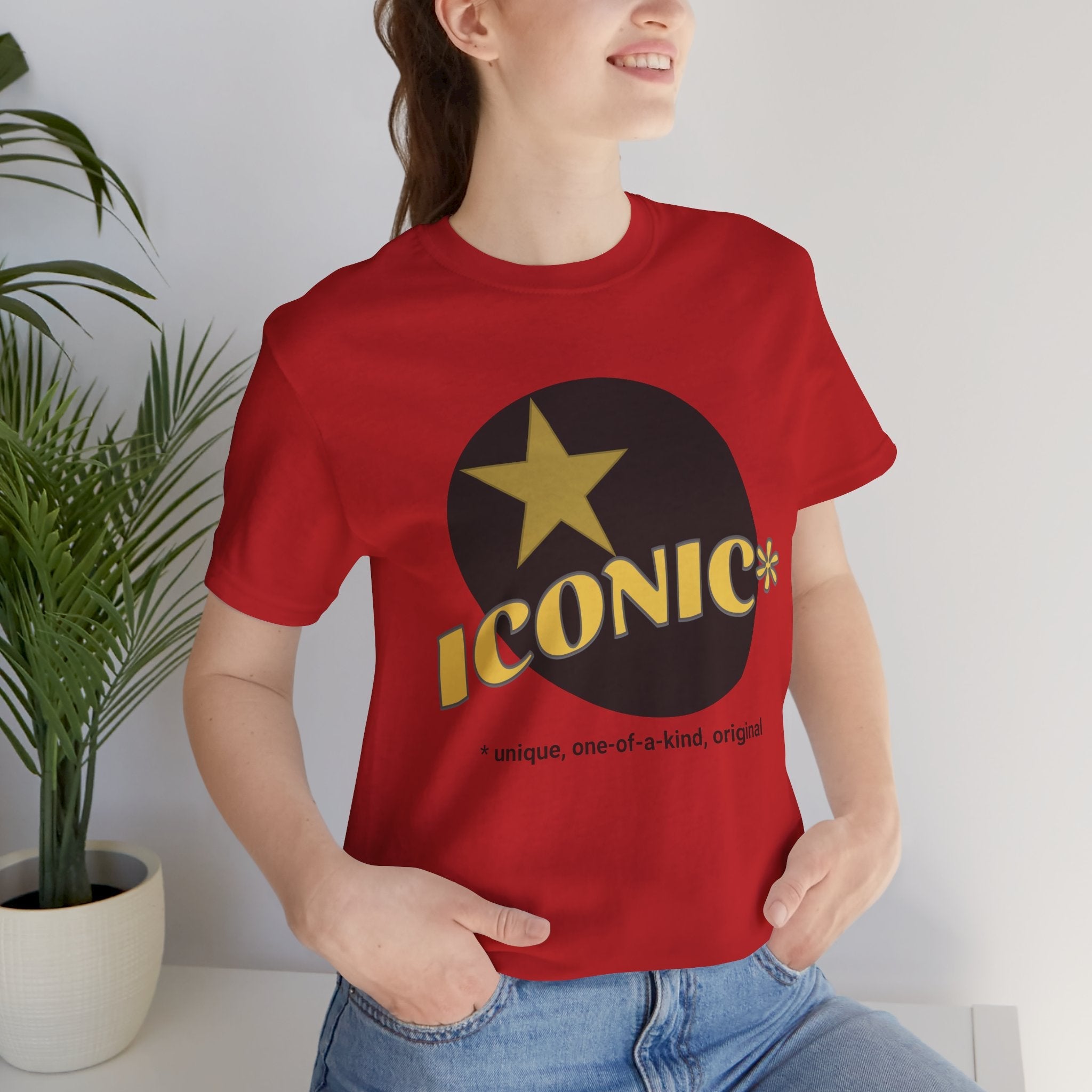 Iconic Star Unisex Jersey Tee - Casual Wear, Graphic T-Shirt, Trendy Apparel, Gift for Fans, Everyday Comfort - Hollywood After Dark/Star Box