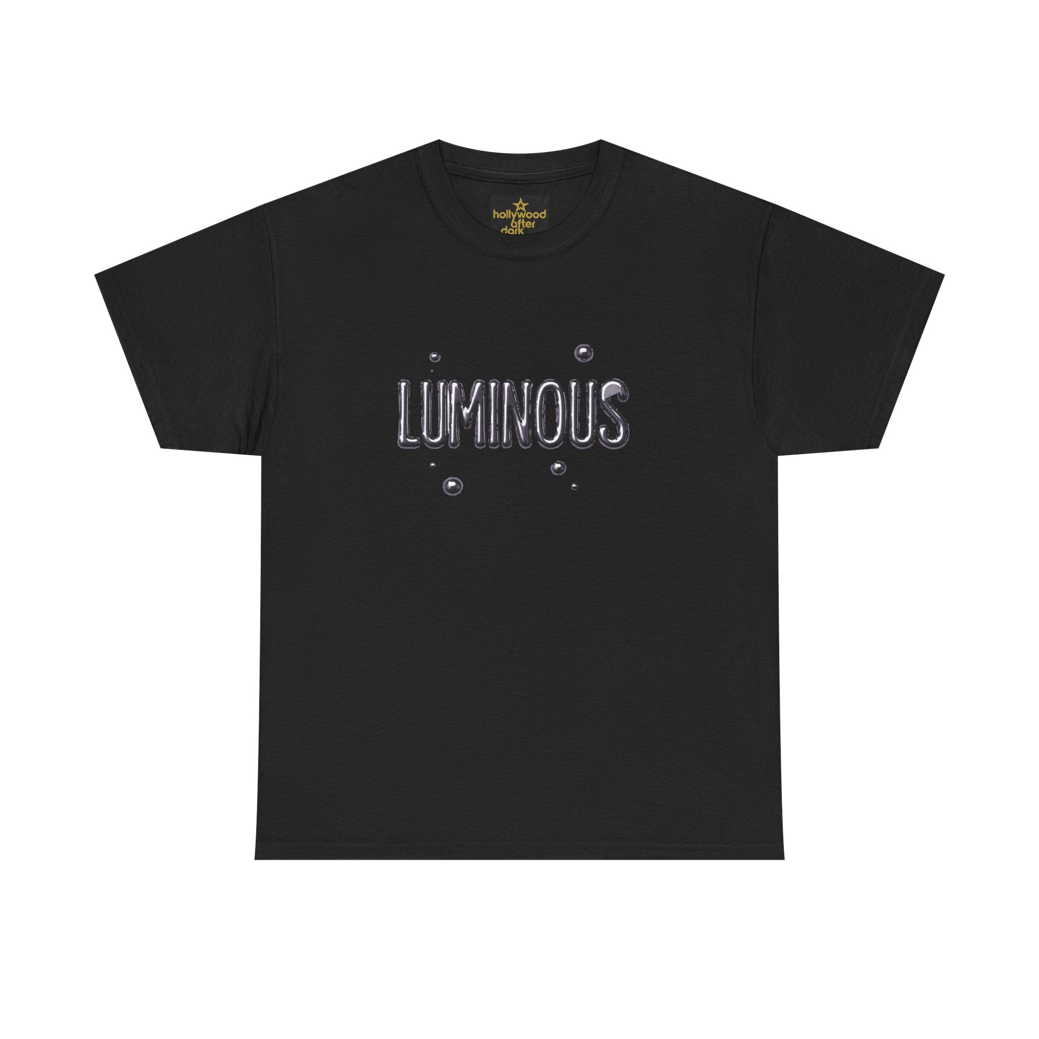 Liquid Typography: Dripping Digital Art, Fluid Graphic DesignSuper Soft Tee - Hollywood After Dark - Hollywood After Dark/Star Box